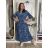 Šaty letné 3/4 krátký rukáv dámske (S/M/L ONE SIZE) TALIANSKA MÓDA IMPST261118/DUR S/M/L biela