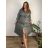 Šaty dlhé košilové  dlouhý rukáv dámske ELEANOR  (S/M/L ONE SIZE) TALIANSKA MÓDA IMSM26000033/DUR KHAKI 2XL/3XL