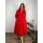 Šaty dlhé košilové  dlouhý rukáv dámske EUGENIE  (S/M/L ONE SIZE) TALIANSKA MÓDA IMSM26000034/DUR <div>
<p>2XL / 3XL</p>
</div> vínová