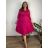 Šaty dlhé košilové  dlouhý rukáv dámske EUGENIE  (S/M/L ONE SIZE) TALIANSKA MÓDA IMSM26000034/DUR <div>
<p>2XL / 3XL</p>
</div> vínová