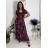 Šaty letné krátky rukáv dámske FLORA (S/M/L ONE SIZE) TALIANSKA MÓDA IMSM25019-1/DUR světle modrá S/M/L
