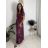 Šaty letné krátky rukáv dámske FLORA (S/M/L ONE SIZE) TALIANSKA MÓDA IMSM25019-1/DUR světle modrá S/M/L