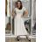 Šaty dlouhé letní krátký rukáv dámské (S/M/L ONE SIZE) ITALSKÁ MÓDA IM425MARIA-M/DU S/M/L tmavě modrá