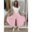 Nohavice letné háremky dlhé dámske (S/M/L ONE SIZE) TALIANSKA MÓDA IMD24199/DUR S/M/L světle modrá