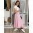 Nohavice letné háremky dlhé dámske (S/M/L ONE SIZE) TALIANSKA MÓDA IMD24199/DUR S/M/L světle modrá