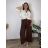 Cardigan krátký na knoflík dlhý rukáv dámsky nadrozměr (46/48/50 ONE SIZE) TALIANSKA MÓDA IMWBR26001/DUR 46/48/50 béžová