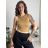 Top croptop na ramínka dámský (XS/S/M ONE SIZE) ITALSKÁ MÓDA IMPLP2620270040/DR biela XS/S/M