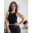 Top croptop na ramínka dámský (XS/S/M ONE SIZE) ITALSKÁ MÓDA IMPLP2620270040/DR biela XS/S/M