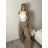 Kalhoty dlouhé elegantní dámské JITKA (S/M/L ONE SIZE) ITALSKÁ MÓDA IM426070/DU S/M/L středně modrá
