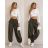 Kalhoty dlouhé volnočasové dámské (S/M/L ONE SIZE) ITALSKÁ MÓDA IMD26112