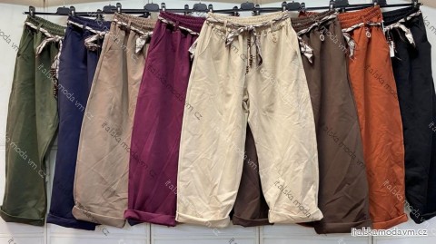 Nohavice voľnočasové dámske (S/M/L ONE SIZE) TALIANSKA MÓDA IMC26305