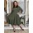 Šaty balónové 3/4 rukáv dámske LORIA (S/M/L ONE SIZE) TALIANSKA MÓDA  IMPSS269221