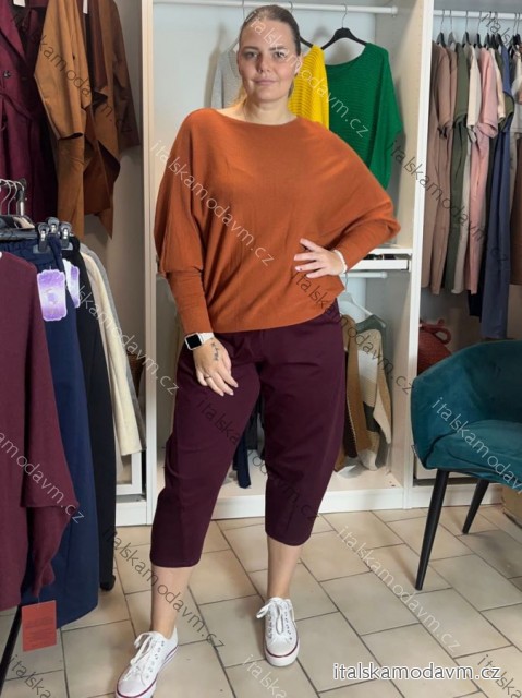 Nohavice voľnočasové dámske PALOUMA (S/M/L ONE SIZE) TALIANSKA MÓDA IMC263065