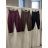 Nohavice voľnočasové dámske PALOUMA (S/M/L ONE SIZE) TALIANSKA MÓDA IMC263065/DUR S/M/L vínová