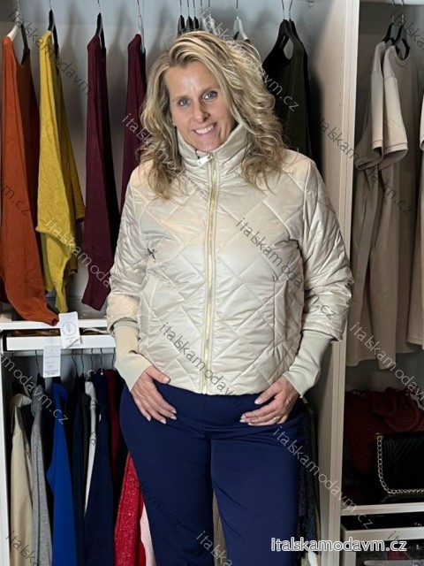 Bunda šusťáková oversize dlhý rukáv dámska (M/L/XL ONE SIZE) TALIANSKA MÓDA IMC26318/DUR