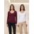 Tričko s dlouhý rukáv dámská (S/M/L ONE SIZE) TALIANSKÁ MÓDA IM326037/DUR S/M/L biela