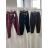 Nohavice manžestrové dlhé s páskem dámske (S/M/L ONE SIZE) TALIANSKA MÓDA IMSM2626204