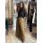 Nohavice elegantné s opaskom dámske (S/M/L ONE SIZE) TALIANSKA MÓDA IMC26012/DR béžová S/M/L