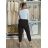 Nohavice voľnočasové dámske (S/M/L ONE SIZE) TALIANSKA MÓDA IMC26306
