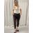 Nohavice plátené s opaskom dámske (S/M/L ONE SIZE) TALIANSKA MÓDA IMD24492/DU -   zelená khaki -   S/M/L